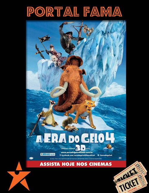 A Era do Gelo 4 nos cinemas