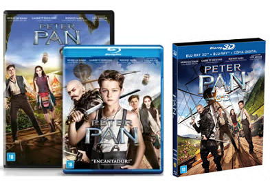 Peter Pan DVD Blu Ray Blu Ray 3D Portal Fama Warner Bros