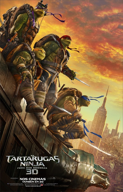 As Tartarugas Ninja Fora das Sombras poster Portal Fama 160616