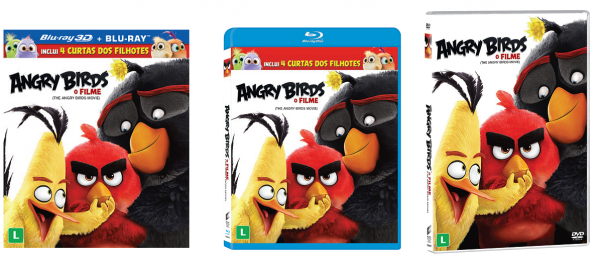 Angry Birds O Filme DVD BLU RAY 3D nas lojas Portal Fama